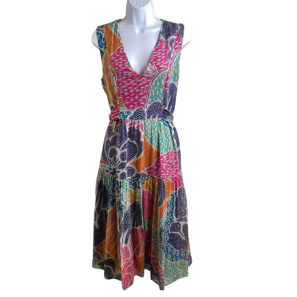 Diane Von Furstenberg Multicolor Midi Dress